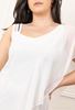 Immagine di PLUS SIZE ASYMETRIC WHITE DRESS